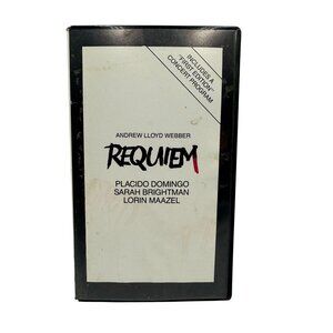 Andrew Lloyd Webber Requiem VHS Kultur 1985 Placido Domingo Sarah Brightman